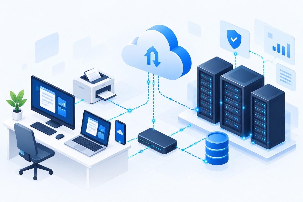 Business Cloud Architecture Diagram