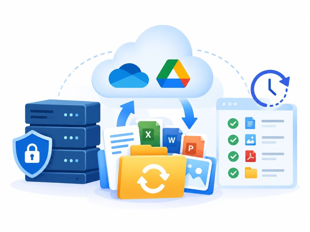 Automated Cloud Backup and Anti-Spam Security